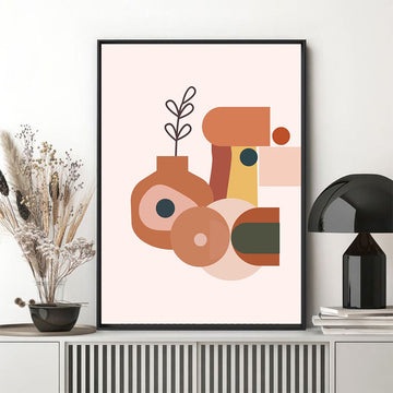 Modern Abstract Shapes Art