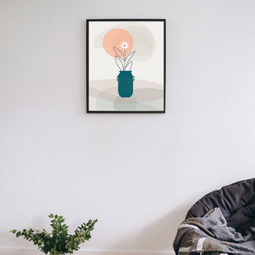 Dreamy Vase & Sun Art