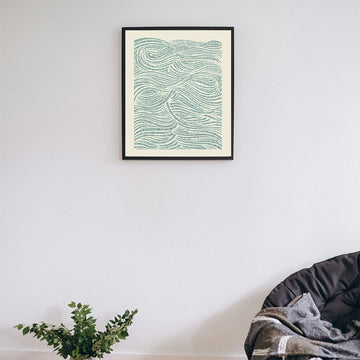 Whimsical Sea Waves Art